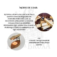Lascas Naturais do Legítimo Palo Santo Peruano