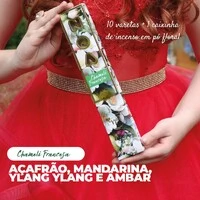Incenso Orgânico Linha Floral Premium NOA - Natural e vegano com óleos essenciais