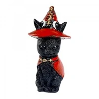 Gato Com Chapeu De Bruxa (Wicca)