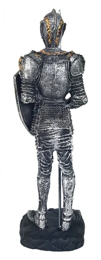 Guerreiro Medieval com Lança e Escudo