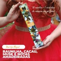 Incenso Orgânico Linha Floral Premium NOA - Natural e vegano com óleos essenciais