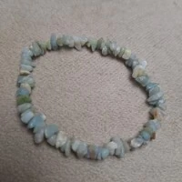 Pulseira Pedra Cascalho - Amazonita