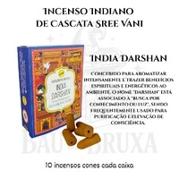 Incenso Cone Cascata Golden India da SreeVani - Aromaterapia, Meditação e Conexão