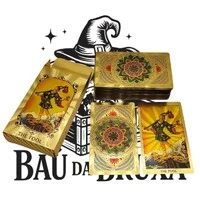 Tarot Raider Waite versão premium Dourada Gold Foil Tarot á prova d'água