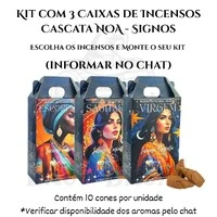 Incenso Cascata dos Signos NOA - Natural e vegano com óleos essenciais