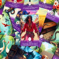 O Intuitivo Baralho Cigano para Iniciantes 36 Cartas com Manual