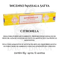 Incenso Indiano Massala da Satya - Aromas marcantes e sofisticados