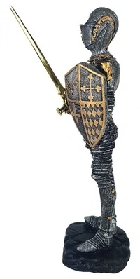 Guerreiro Medieval com Espada e Escudo