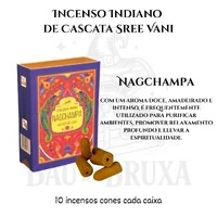 Incenso Cone Cascata Golden India da SreeVani - Aromaterapia, Meditação e Conexão