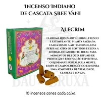 Incenso Cone Cascata Golden India da SreeVani - Aromaterapia, Meditação e Conexão