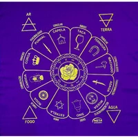 Toalha de Altar Mandala Cigana