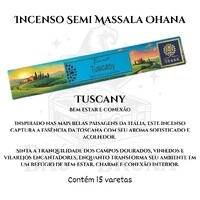 Incenso Ohana Finest Semi Massala com Queima Prolongada e Vegano - Caixa com 15 varetas de Alta Perf
