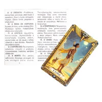Tradicional Tarot Egípcio - Arcanos Maiores 22 Cartas Plastificadas