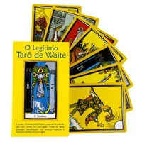 O Legitimo Tarot de Waite Completo e Plastificado 78 Cartas