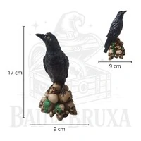 Corvo sobre as Caveiras - Um toque místico ao seu espaço