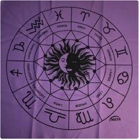 Toalha de Altar Mandala do Zodíaco