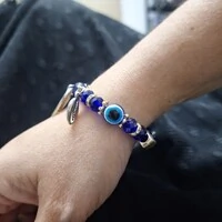 Pulseira Berloque Olho Grego