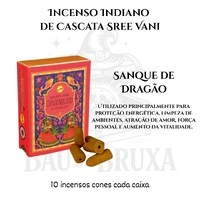 Incenso Cone Cascata Golden India da SreeVani - Aromaterapia, Meditação e Conexão