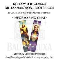 Incenso Orgânico Esotéricos NOA - Natural e vegano com óleos essenciais