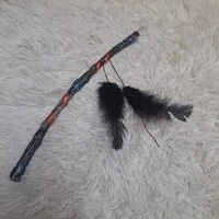 Varinha Mágica Bruxa, Fada, Bruxaria, Com Cristal e Penas ou Serpente.