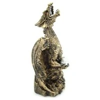 Incensário Dragão com Esfera Vertical