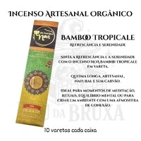 Incenso Artesanal Orgânico NOA - Natural e vegano com óleos essenciais