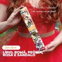 Incenso Orgânico Linha Floral Premium NOA - Natural e vegano com óleos essenciais