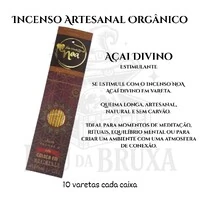 Incenso Artesanal Orgânico NOA - Natural e vegano com óleos essenciais