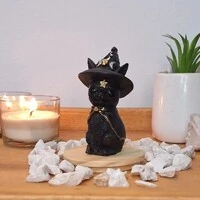 Gato Com Chapeu De Bruxa (Wicca)
