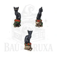 Gato sobre as Caveiras - Um toque místico ao seu espaço