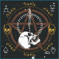 Toalha de Altar Tarot Negro