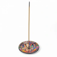 Incensário Ganesha - Pratinho Vidro