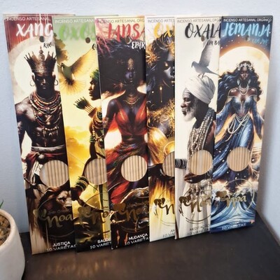 FotoIncenso Orgânico Orixás NOA - Natural e vegano com óleos essenciais