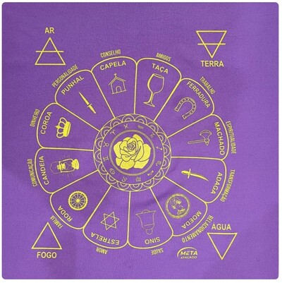 Foto Toalha de Altar Mandala Cigana