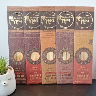 FotoIncenso Artesanal Orgânico NOA - Natural e vegano com óleos essenciais
