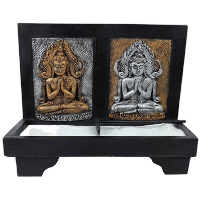 Foto Jardim Zen Painel Face Buda Kit