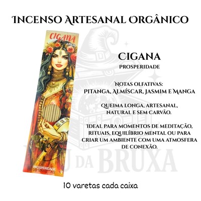 Foto Incenso Orgânico Orixás NOA - Natural e vegano com óleos essenciais