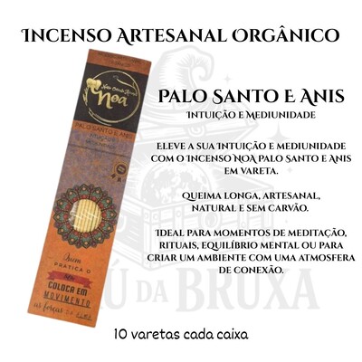 Foto Incenso Artesanal Orgânico NOA - Natural e vegano com óleos essenciais