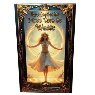 Foto Tarot Revelações do Novo Waite Caixa Box Premium Plastificado 78 Cartas