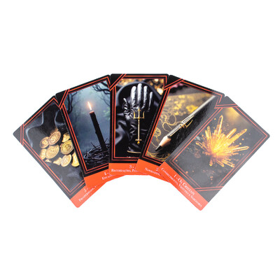 FotoO Legitimo Tarô do Exu Completo e Plastificado 36 Cartas