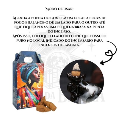 FotoIncenso Cascata dos Signos NOA - Natural e vegano com óleos essenciais