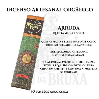 Foto Incenso Artesanal Orgânico NOA - Natural e vegano com óleos essenciais
