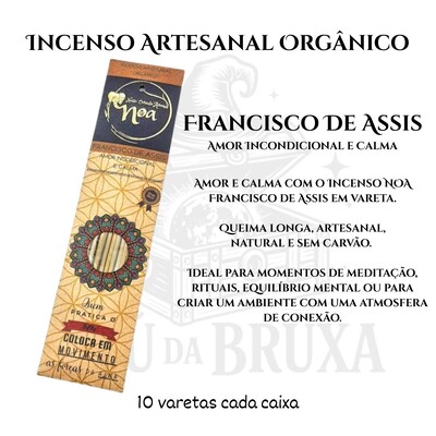 Foto Incenso Artesanal Orgânico NOA - Natural e vegano com óleos essenciais