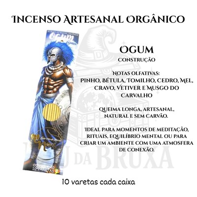 Foto Incenso Orgânico Orixás NOA - Natural e vegano com óleos essenciais