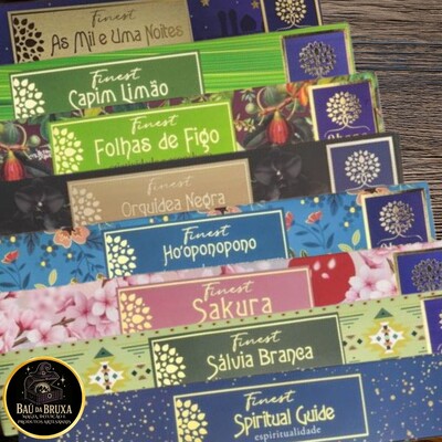 FotoIncenso Ohana Finest Semi Massala com Queima Prolongada e Vegano - Caixa com 15 varetas de Alta Perf