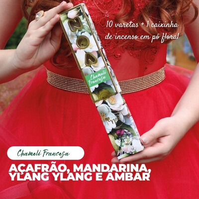 Foto Incenso Orgânico Linha Floral Premium NOA - Natural e vegano com óleos essenciais