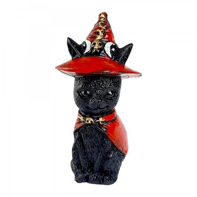 Foto Gato Com Chapeu De Bruxa (Wicca)