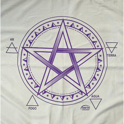 Foto Toalha de Altar Pentagrama
