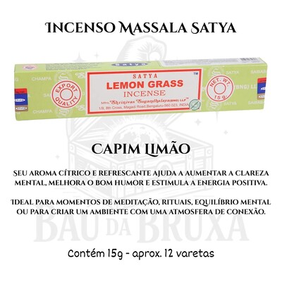 Foto Incenso Indiano Massala da Satya - Aromas marcantes e sofisticados