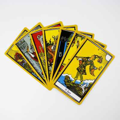 FotoO Legitimo Tarot de Waite Completo e Plastificado 78 Cartas